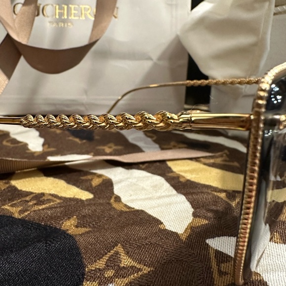 BOUCHERON gold plated sunglasses - Picture 4 of 11